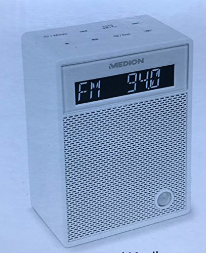 Steckdosenradio Bluetooth Radio UKW 30 Watt Nachtlicht Medion P65702 (Weiss)