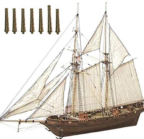 Tianbi Segelboot-Modell aus Holz, zum Basteln, Modellbausätze Schiffe, Segelboote aus Holz, klassisches Modell, Dekoration, Boot, Modell