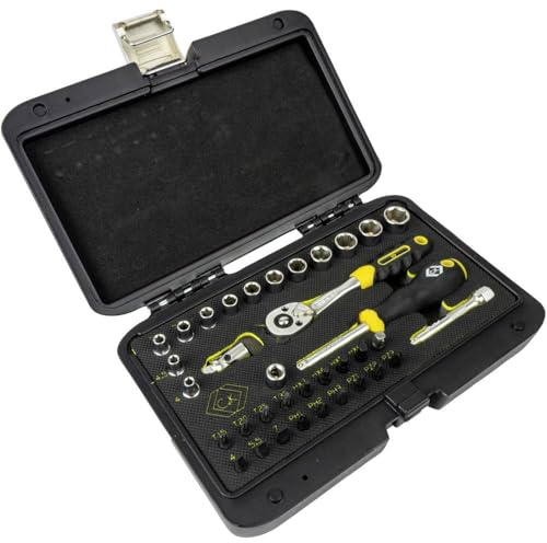 Socket & Bit Set 1/4, 36 pcs