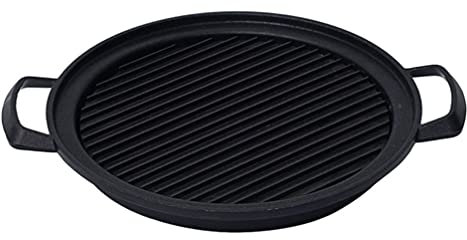 Cabilock Tischplatte Bbq Grillplatte Grillpfanne Gasgrill Aluminium Pizzaplatte Grillschalen Steakpfanne Grillzubeh?r für Outdoor Camping Zuhause Garten Gasgrill Zubeh?r Ofengrill