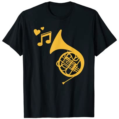 French Horn Lustiges Waldhorn Spieler T-Shirt