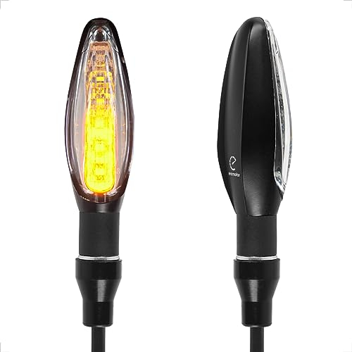 evermotor Universal 12V 2 Pcs E32 LED Motorcycle Blinker Aluminum Shell With Beautiful Surface Treatment IP67 Waterproof E Tested