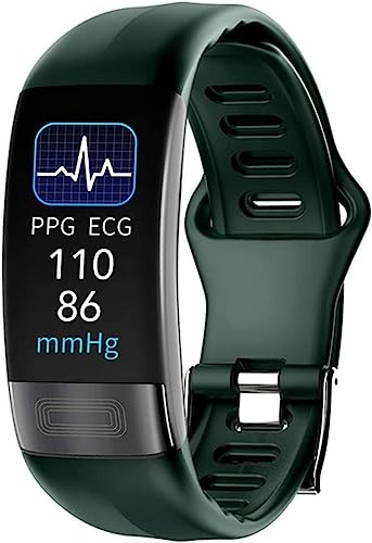 Orologio Intelligente con Rilevamento della Temperatura, Monitoraggio ECG + PPG, Frequenza Cardiaca/Pressione Sanguigna/monitoraggio Dell'ossigeno, Contapassi per Esercizi Promemoria Intelligente,