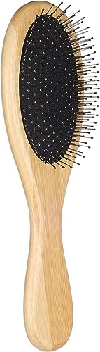 flamingo Brosse Chien Babu D Large - Pour petits animaux - Matériau Bambou - pour une pelage doux et brilliant - Brosse à picots