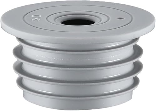 Ameurey Sello de tubería para lavadora, sellador de drenaje desodorante, gris, silicona, anillo de sellado, manguera de drenaje, herramientas de alcantarillado, 1 unidad