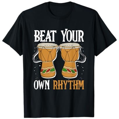 Afrikanische Djembe Trommel Liebhaber Musiklehrer T-Shirt