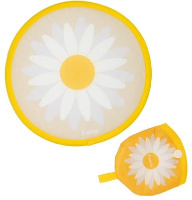 FISURA – Runder faltbarer Fächer. Original faltbarer Handventilator. Faltbares Frisbee. Tragbarer Fächer für Partys. 20 zentimeter.