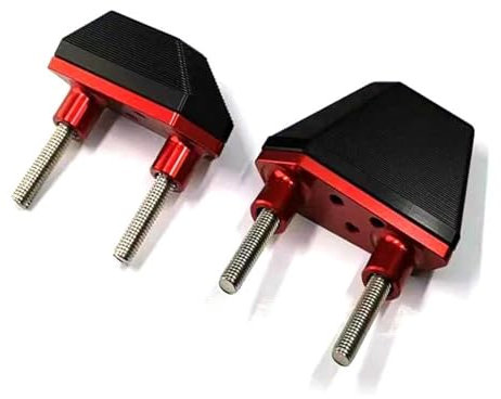 DZNEFYUP Für Z800 2013-2016 Z750 Z1000 Motorradzubehör Sturzpads Rahmengleiterschutz(ROT)