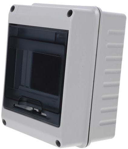 MOLUCKFU 5-wege Stromverteilerkasten Verteilerschutzbox Mit Schutzschalter Kunststoffgehäuse Ip65 Transparent Für Innen Und Außenbereich