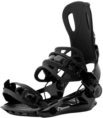 HWJFDC Fijaciones Snowboard Fijaciones versátiles for Tablas de esquí, Corte de esquí, Flor Plana, Correa de Snowboard for Mujer, Hombre(White-Quick-2,S)