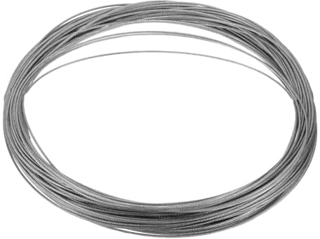 QUARKZMAN Filo di Acciaio Inossidabile 304 da 1/16 (1,5 mm) 7 x 7 Fili Core 98ft (30m) Rivestito in PVC Filo per Aerei per Costruzioni All'aperto Marine Rigging Ponteggi Ringhiere