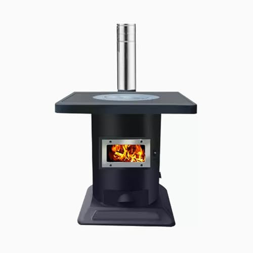 Stufa a legna da campeggio Premium senza fumo Stufa a legna per interni in ghisa ispessita, cucina portatile stufa da campeggio efficiente stufa a legna leggera stufa da campeggio ecologica