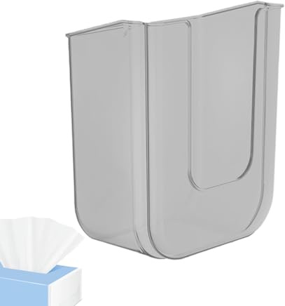 Tanxier Toilet Wipes Holder,Wall Mounted Container Wipes Holder | Refillable Adhesive Tissue Storage for Family Friends Colleagues