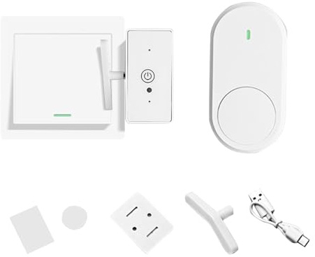 Presentatore di pulsanti wireless | Telecomando Spegnere luci Bot Finger Bot | Presentatore di luce automatica wireless multifunzionale per il pulsante della luce della camera da letto a casa