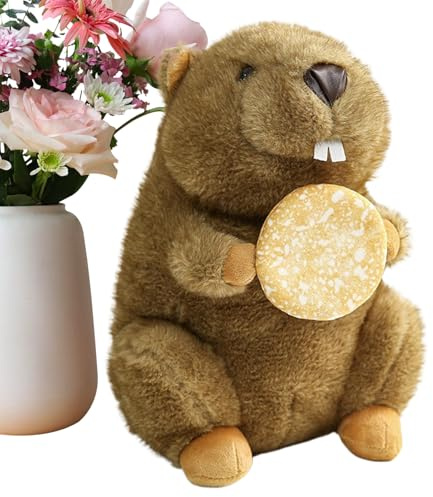 Duroecsain Jouets en peluche pour filles, joli coussin douillet, idée cadeau pour anniversaire, Noël, Saint Valentin pour les enfants