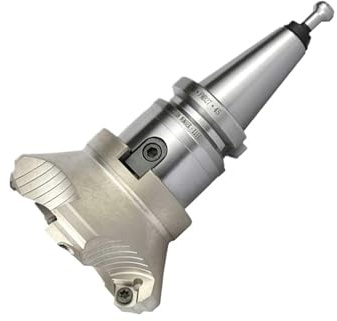 end Mill bits, BT30 BT40-km12 50 63 80 100 125 160mm 45degree Flat Milling and Finishing Cutter Head Seht1204 Cutters for Machine Tools,Tools(BT30-KM12-63-85L)