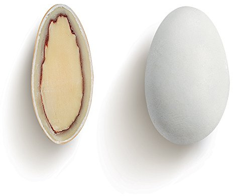 Hochzeitsmandeln Taufmandeln weiß, Vanille Geschmack, hochwertige frische Mandelqualität Weiß