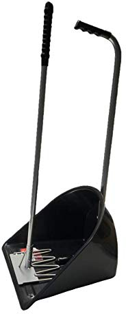 Red Gorilla Traditional Tidee and Long Rake 80cm in Black Horse Manure Shovel Scoop Multi Purpose Large Lightweight Dustpan for Paddock Stable Horsebox Equestrian Building or Garden Waste