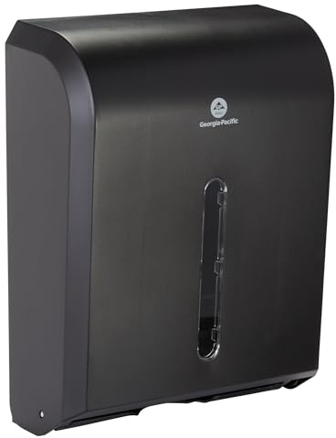 Georgia-Pacific GP Pro 56650A Papierhandtuchspender in C-Form, 13,2 x 30,5 x 39,1 cm, Schwarz