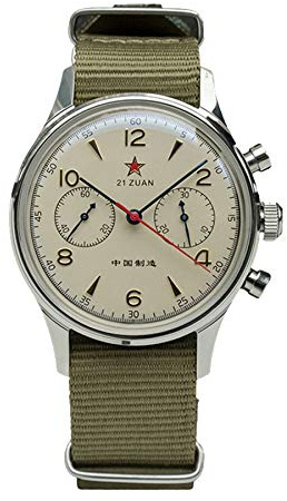 Ubrand 40 mm 38 mm 1963 Pilot Herrenuhren Chronograph ST1901 Uhrwerk Air Force mechanische Saphir-Armbanduhr
