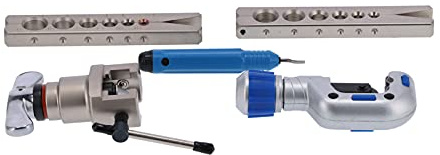 Herramienta de Abocardado, Herramientas de Reparación de Aire Acondicionado de Tubo Excéntrico Herramienta de Desbarbado para Refrigeradores para Calentadores de Agua para el Hogar para