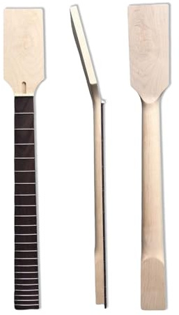 12 string Guitar Neck Maple 22Fret 25.5inch Rosewood Fretboard Big Paddle Electric Guitar Neck Replacement