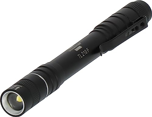 Brennenstuhl Taschenlampe LED LuxPremium TL 210 F/Handlampe mit Batterien und heller Osram-LED (180lm, bis zu 7h Leuchtdauer, 50m Leuchtweite, fremdkörper- und spritzwassergeschützt IP44)