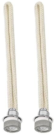 Faderr 2 piezas de lámparas catalíticas quemador mecha lámpara lámpara de aceite mecha de reemplazo control de aire catalítico lámpara quemador mecha para aire interior mejorar aromaterapia (plata)