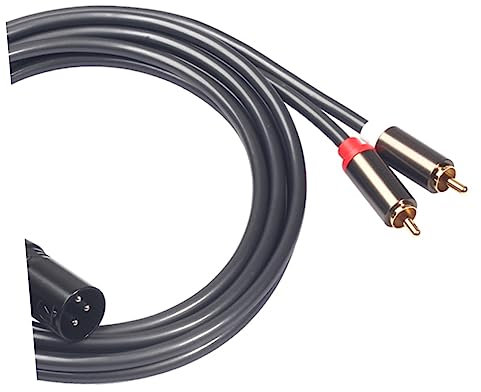 Gatuida Cavo Audio a Doppio Connettore Maschio a Doppio Xlr Maschio 1,5 M