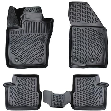 Tappeti Auto Tappetini in GOMMA -TPE 3D a vaschetta Specifici COMPATIBILI con Tipo 5 Porte, Station Wagon e Cross prodotte dal 2015 in poi - 8019947