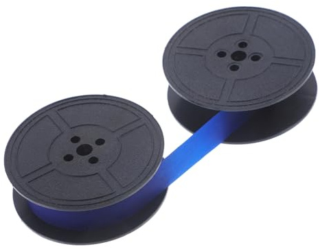 Operitacx Schreibmaschinen Farbband Blau aus Nylon, Klare Drucke | Nylon Tintenband, Lichtbeständig gegen Ausbleichen, Praktisches Zubehör für Alte Mechanische Modelle