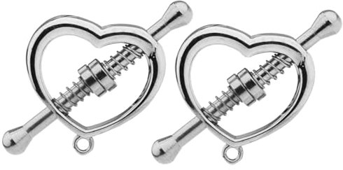 Metal Nipple Clamps Adjustable Nipple Clamp Nipple Clips for Women Non Piercing Nipple Rings Nipple Toy