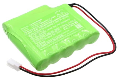 TECHTEK Batteria 2000mAh compatibile con [Globus] 3000 aktivieren, 500 aktivieren, 700 C 4CH, Genesy 1000, Genesy 1200, 1500, 300, 500, 600, Magnum XL Pro sostituisce G0699, PBT MH0089
