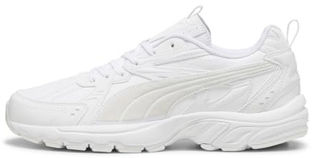 PUMA Sneakers Milenio Tech in Pelle Unisex 43, White Feather Gray