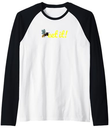 Beet It Funny Bee Raglan