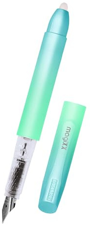 Online Füllhalter magiXX Turquoise Dream I Füller mit radierbarer, blauer Tinte I inkl. 1 magiXX Patrone I Schreiben, radieren & korrigieren in einem I Füllfederhalter als Geschenk für Schule & Uni