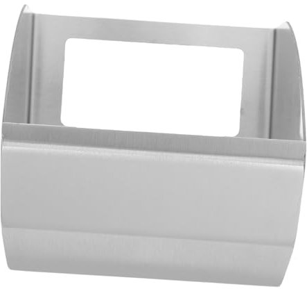 HOLIDYOYO Cache-prise Facile à Installer en Acier Inoxydable Argenté Étanche Structure Semi-encastrée pour Protection Extérieure sur Balcon et Jardin