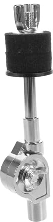 GALPADA Soporte de Platillo Articulado de Aleación con Brazo Extensible Ajustable y Clip Amigable para Práctica y Conciertos en Color Plata