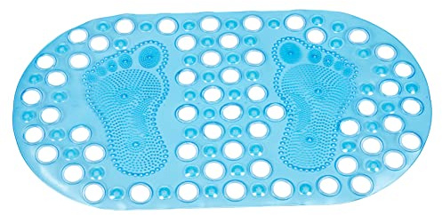 UKCOCO Alfombra De Suelo Forma De Antideslizante Hogar Alfombrilla De Masaje para Pies para Baño y Ducha