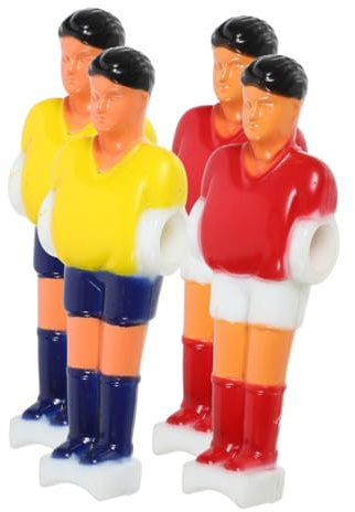 Gatuida Set 4 Pezzi Giocatori Calcio Balilla in Pvc Resistente Usura per Macchina Calcio da Tavolo 33-48cm Superficie Liscia per Giochi da Tavolo