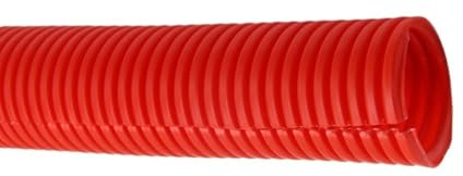 Manicotto protettivo 1 metro 7,5 mm 21,2 34. Tubo corrugato isolato in PP Filettatura flessibile in plastica(Red,AD 11.6 x ID 8mm)