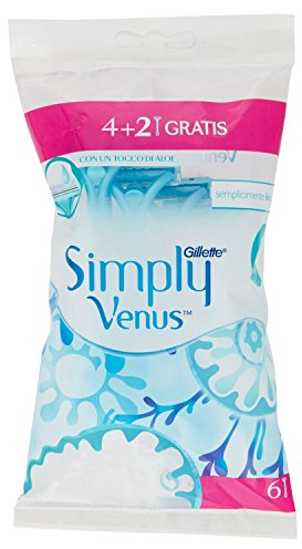 Gillette Venus simply2 4+2 Disposable Razors Pack of 6