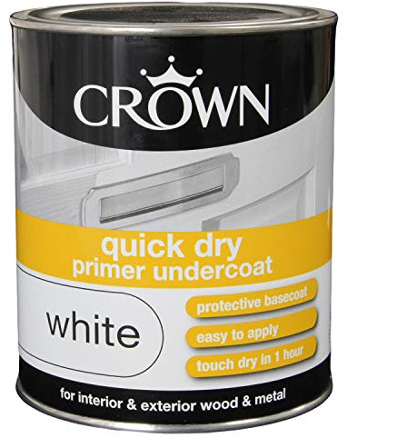 Crown Retail QD Undercoat White 0.75 L, 5089472