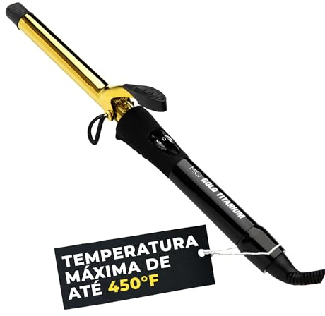 MQ Gold Titanium Curling Iron 25mm – Professional Hair Curler