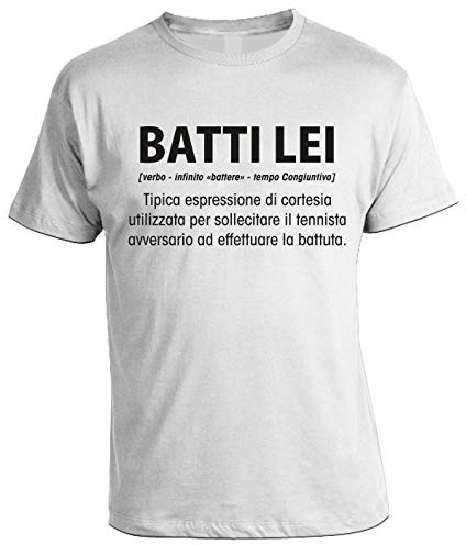 bubbleshirt Tshirt Uomo Film Cult Definizione Batti Lei - Trash Anni '80 Anni '90 Manica Corta Taglie dalla S alla XXL