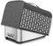 Yarwo 4 Slice Toaster Cover with Pockets and Top Handle, Nylon Fits Most Standard 4 Slice Long Slot Toasters, 39.8 x 20.6 x 20.4cm, Grey with Arrow Pattern