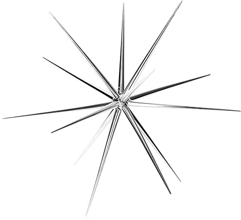 com-four® Weihnachtsstern zum Hängen, Deko-Stern | Stern für Dekoration von Silvester - Hochzeit - Party