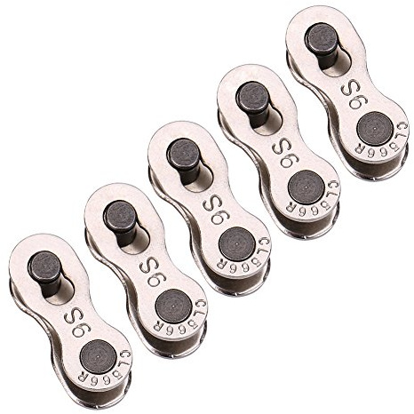 Alomejor Fahrradkettengelenk Fahrradketten Master Link Fahrradkette Magic Joint Connector für 8/7/6, 9, 10 Geschwindigkeit
