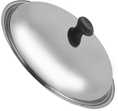jojofuny Edelstahl-Topfdeckel Universelle Pfannendeckelabdeckung 28 Cm Kochtopf Bratpfannendeckel Kuppeldeckel Ersatz-Bratpfannendeckel