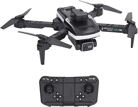 Sxhlseller RC-Drohnen-Quadcopter mit 4K-HD-Dual-Kamera, RC-Hubschrauber S162 für Erwachsene und Kinder mit Spurmarkierungsflug, 360°-Flip, Positionierungsschwebeflug,